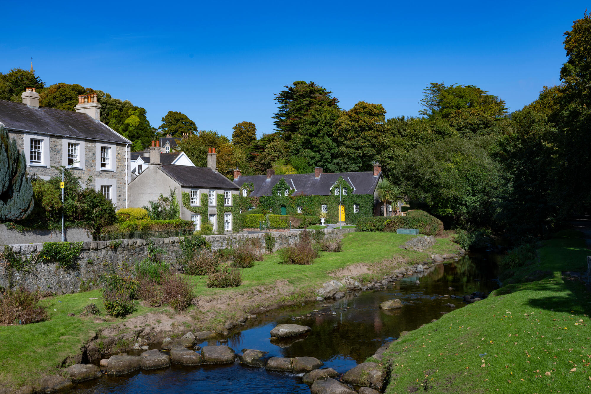 Colourful houses in Rostrevor Co Down